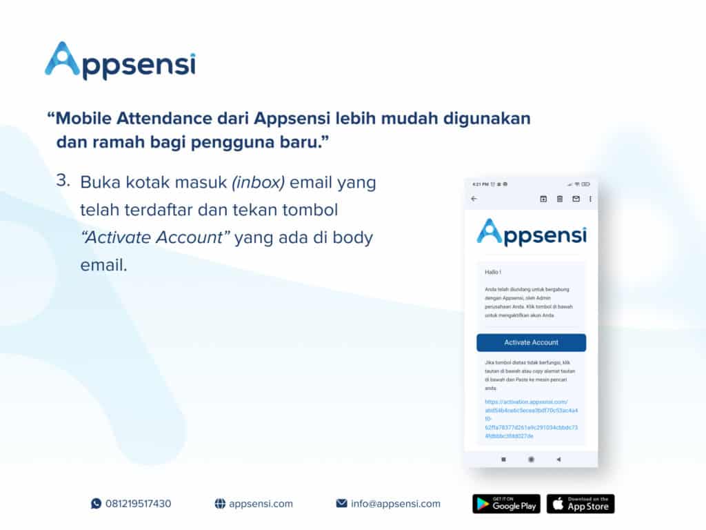Langkah Penggunaan Appsensi 3